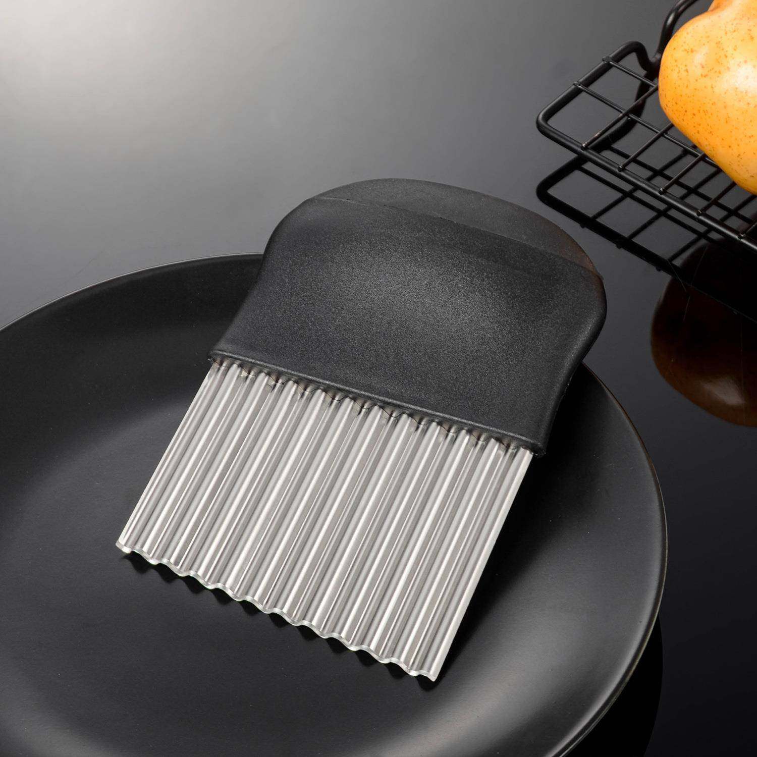 跨境新款切片不锈钢波纹刀现货切薯条器切土豆波浪刀厨房工具,厨房/烹饪用具,多功能切菜器,淘宝优惠券,粉丝福利购,淘宝优惠卷