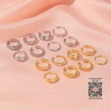 Кольцо для женщин для женщин с открытой полосой до кольца пальцев