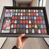 保罗职业生涯3号球衣徽章实木相框桌面摆台球迷胸针情人节礼物