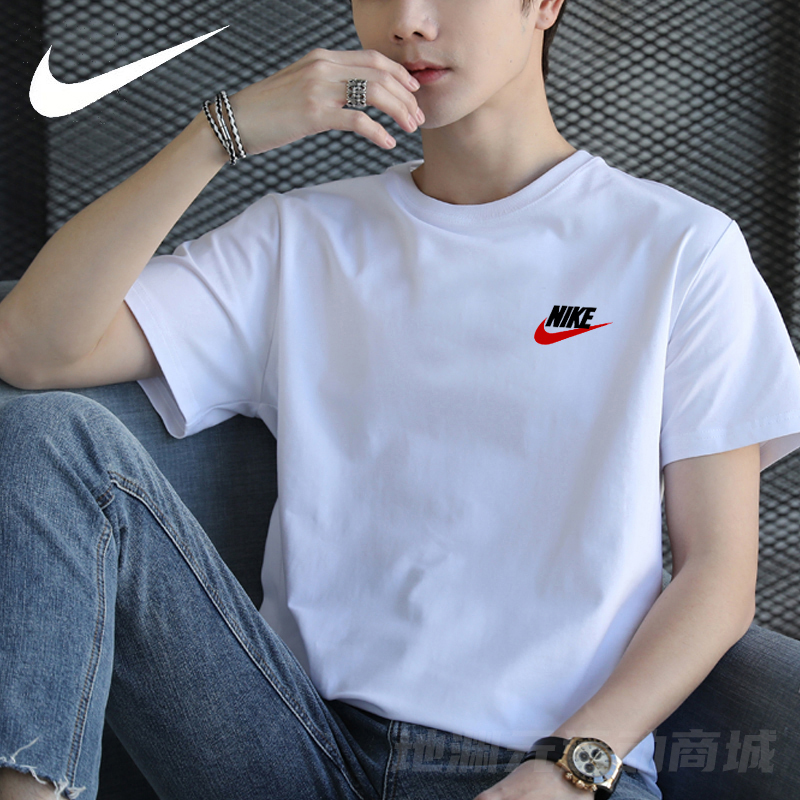 Nike耐克短袖男正品2025夏季新款运动休闲体恤半袖圆领纯棉T恤男
