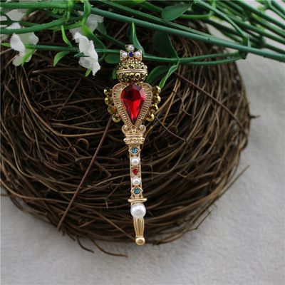 十字架皇冠胸花合金高雅气质胸针