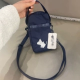 Японская сумка на одно плечо, мультяшная синяя сумка через плечо