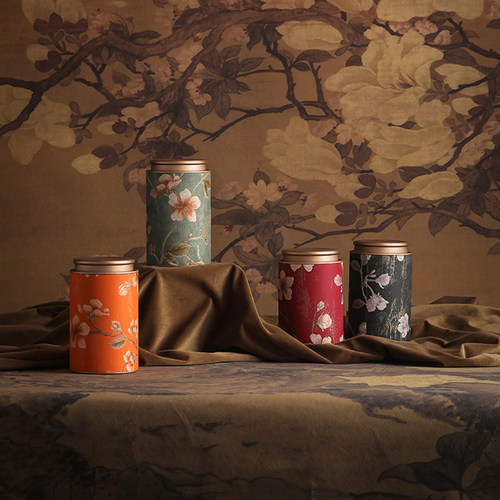 新中式中国风红茶绿茶包装茶叶罐