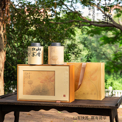 高档茶叶包装盒空礼盒红茶绿茶白茶龙井茶通用茶叶罐礼盒空盒定制