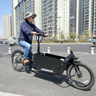 cargobike货运自行车人力山地车载人载物大犬宠物自行车遛狗 Azub