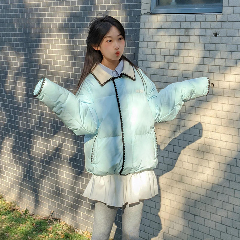 韩系百搭短款羽绒棉袄女冬季棉服