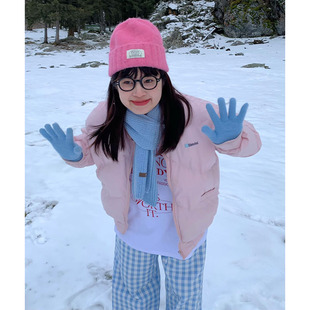 洋气小个子短款 2025年巨好看保暖面包服棉袄外套潮 羽绒棉服女冬季