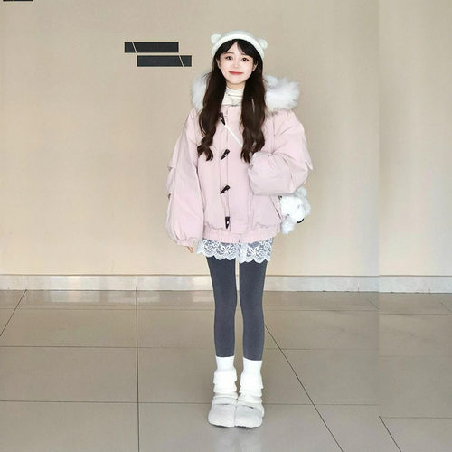 冬季2025新款保暖羽绒棉服外套女