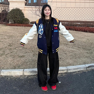 百搭棒球服外套女潮 高级感卫衣女冬装 早春秋2025新款 今年流行爆款