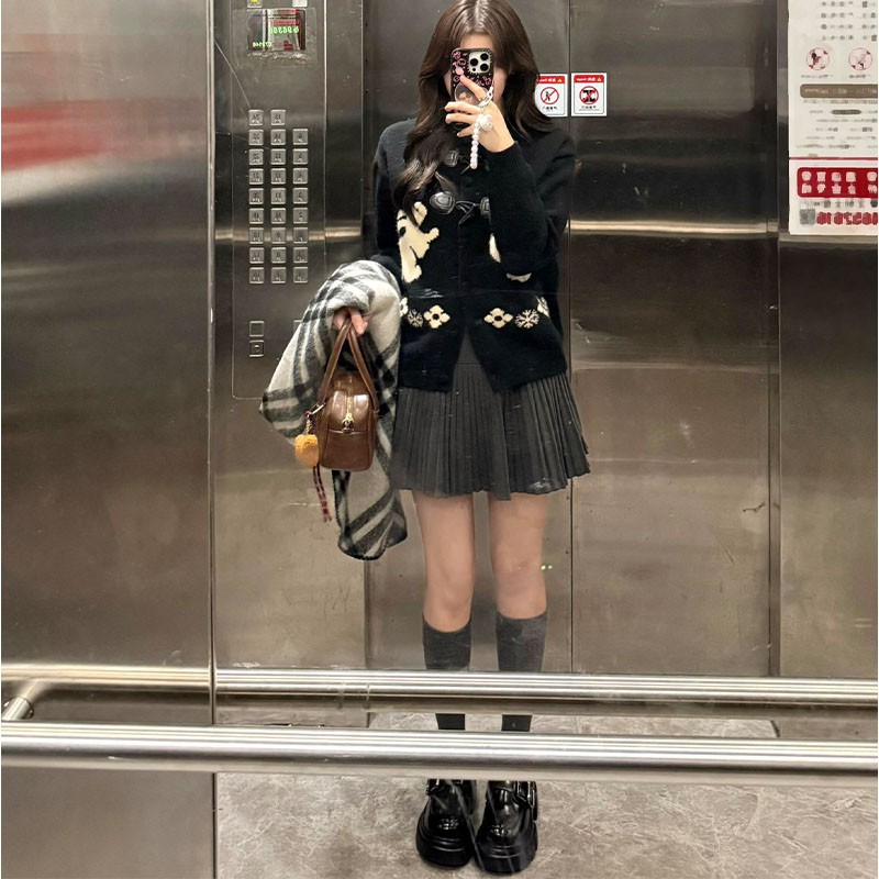 秋冬韩系小个子巨好看的慵懒套装