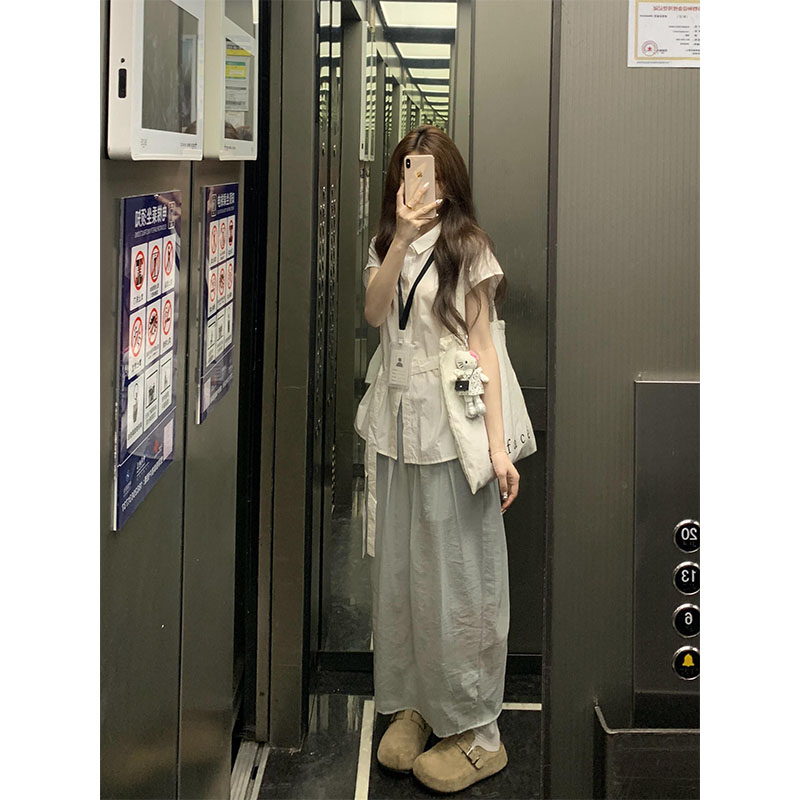时尚韩系甜美休闲显瘦套装女夏日
