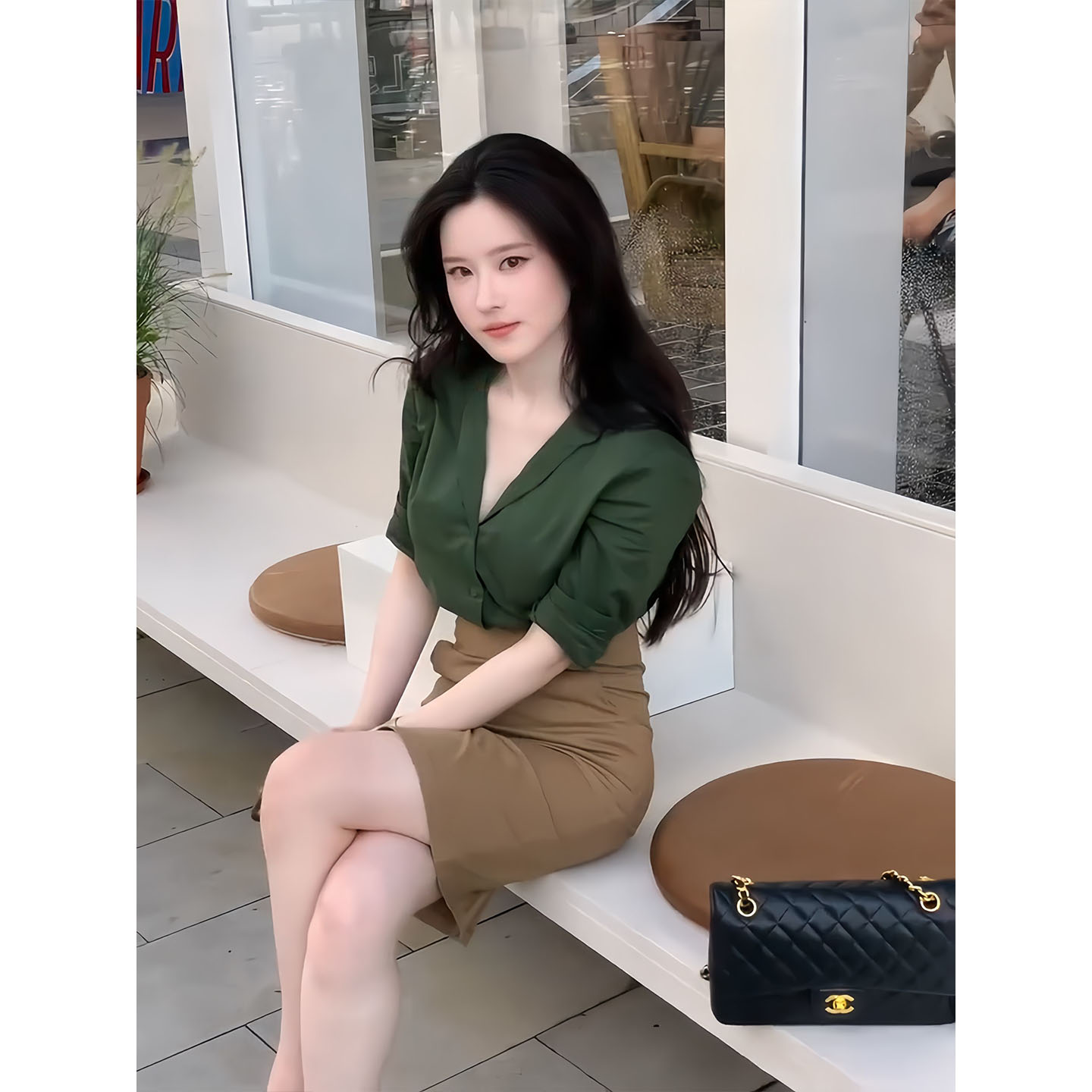 秋冬气质女神范网红炸街时尚套装