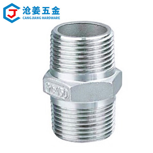 201304不锈钢六角外丝直接双头