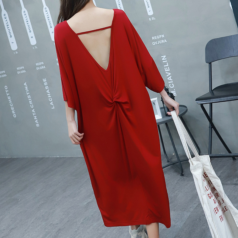 2019 Big size dress 200 Pounds of fat mm Easy longuette sexy Backless Short sleeved Nightdress Exorcism pajamasin the Play mode/Anime/Periphery/cos/Board games ,  Cosplay Apparel/Props/Service ,  Cosplay Women  category - from Buy2taobao.com to provide professional Taobao agent buy service