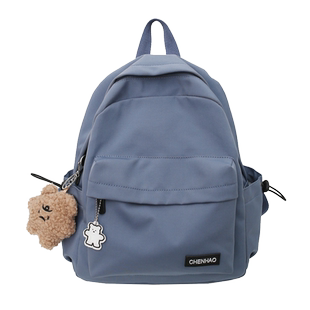 简约百搭小双肩包女小众设计感ins书包韩版日系平板电脑学生背包