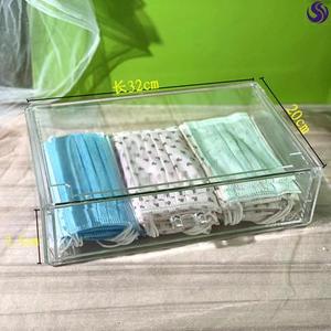 口罩收纳盒便携儿童塑料小盒子暂存袋整理罩夹学生防污收藏装神器