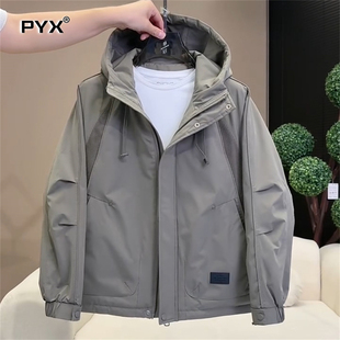 冬装棉服外套男士冲锋衣2025新款爆款秋季男外套夹棉连帽夹克男款