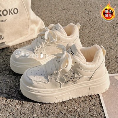 女童板鞋2025新款秋冬季儿童保暖