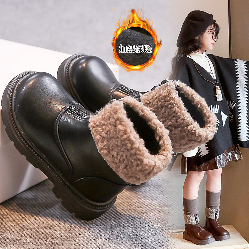 女童雪地靴2025冬季新款