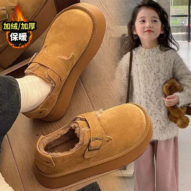 女童棉鞋2026新款冬季儿童魔术贴雪地鞋大童勃肯短靴加绒保暖女孩,童鞋/婴儿鞋/亲子鞋,棉鞋,淘宝优惠券,粉丝福利购,淘宝优惠卷