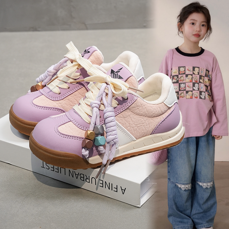 儿童运动鞋2026春秋新款女童阿甘鞋软底女孩跑步鞋小孩时尚休闲鞋