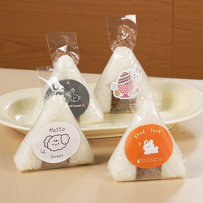 三角透明饭团包装袋子