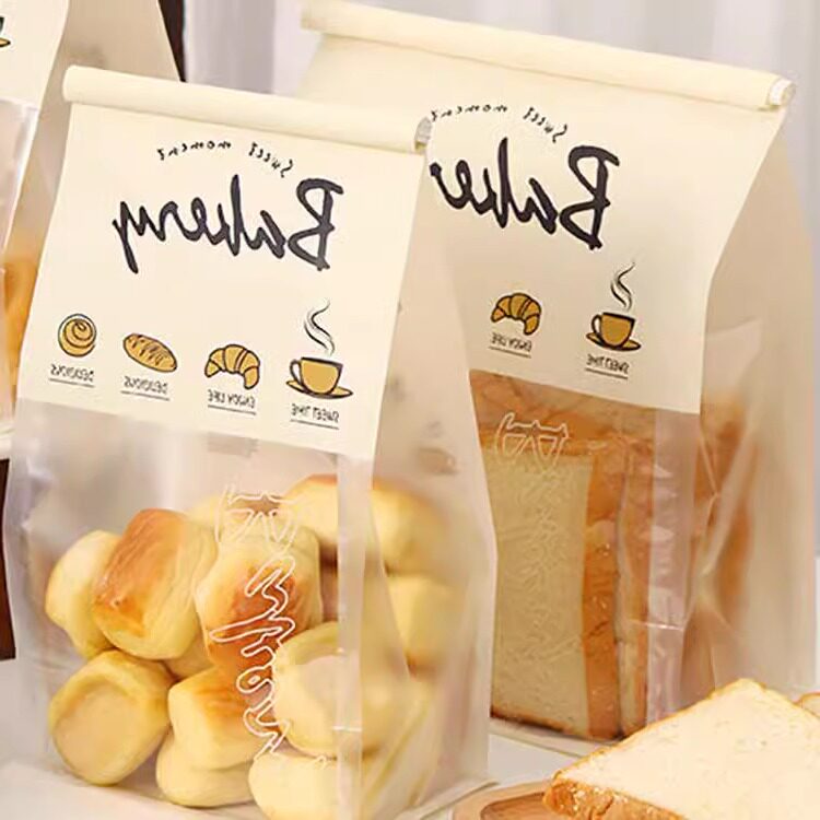 吐司面包自封条打包食品纸袋