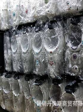 云南民族风几何形项链项圈毛衣链饰品配饰宫廷苗族演出项链苗银女