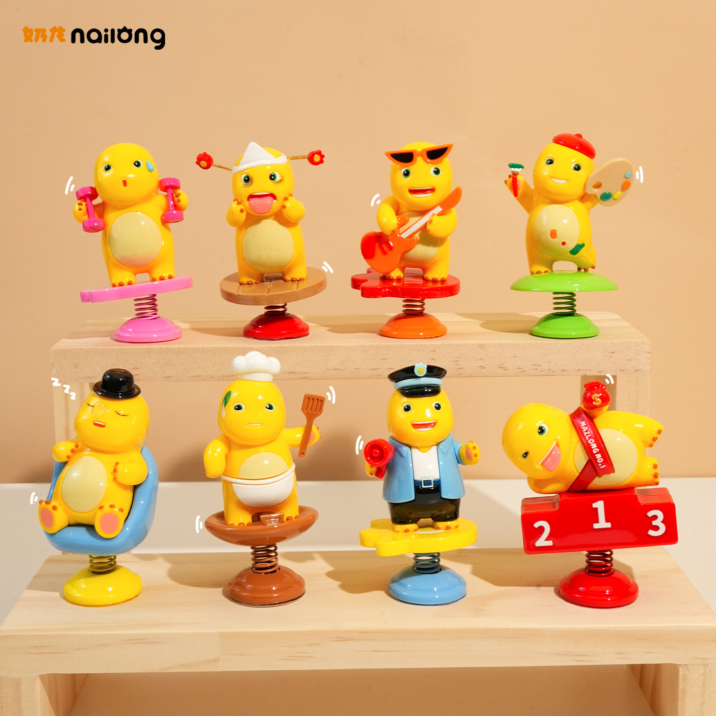 正版奶龙可爱G摇摇乐桌面摆件