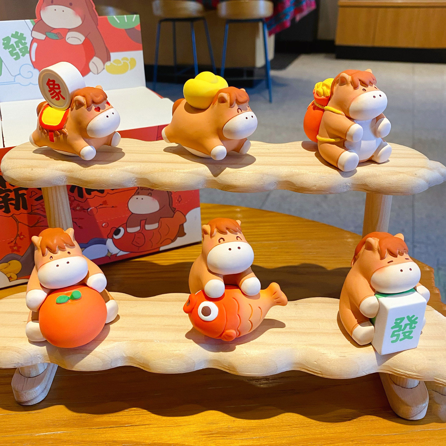 百茂马上大吉盲盒办公室桌面摆件2026年马年新年礼物本命年吉祥物,家居饰品,桌面摆件,淘宝优惠券,粉丝福利购,淘宝优惠卷