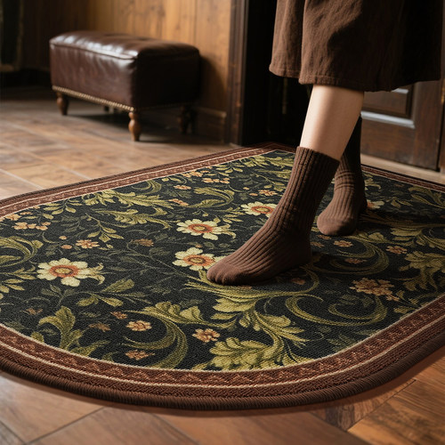 美式复古防滑可裁剪地垫