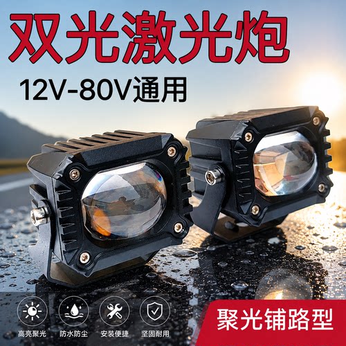 LED远近一体双光透镜射灯