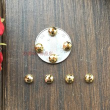 网红同款DIY手工配件不掉皮金色 银色仿珍珠4-14mm串珠散珠子手缝