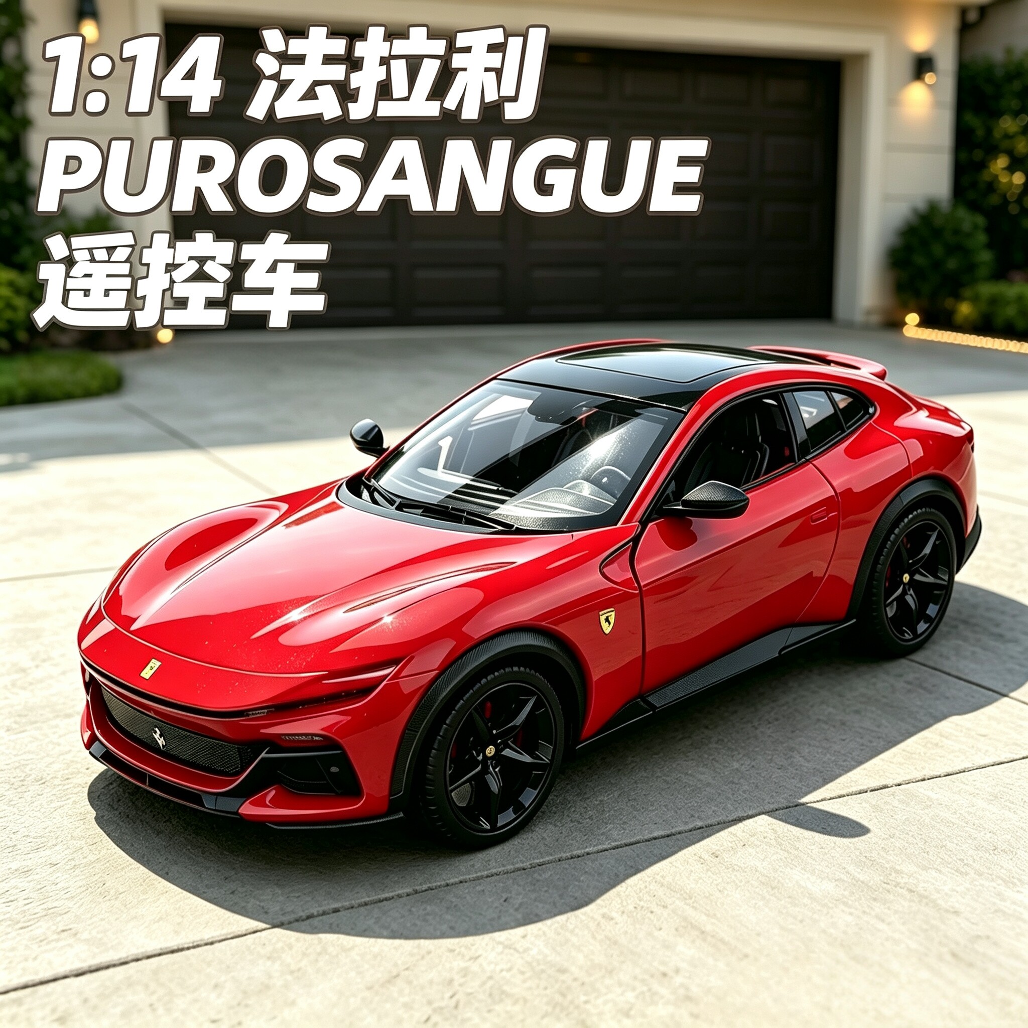 星辉法拉利PUROSANGUE遥控跑车赛车模型男孩汽车玩具儿童生日礼物