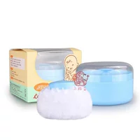 Baby Talcum bột hộp bánh bao hộp bột với phồng tự động bột rỗng hộp lưu trữ bột sản phẩm sơ sinh - Tóc clipper / Nail clipper / chăm sóc hàng ngày các mặt hàng nhỏ đồ dùng bé yêu