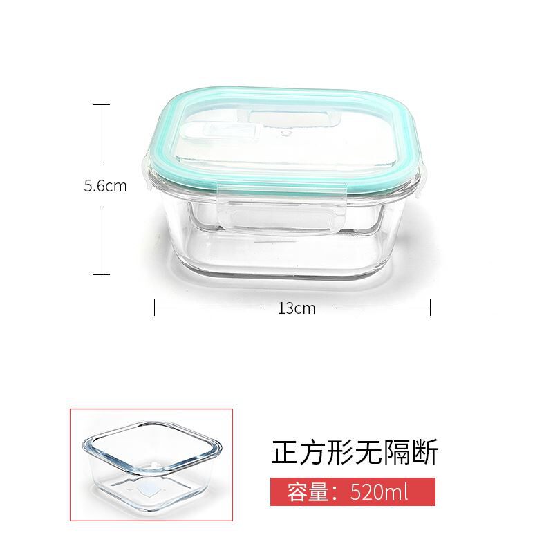 海鲜玻璃碗储藏冷藏密封条长方形实用韩式手提式面包储存保鲜盒|ruв категории посуда, сохранение контейнер/сохранение продовольственный, сохранение коробка - от Buy2taobao.com для оказания профессиональной услуги покупки агента Taobao