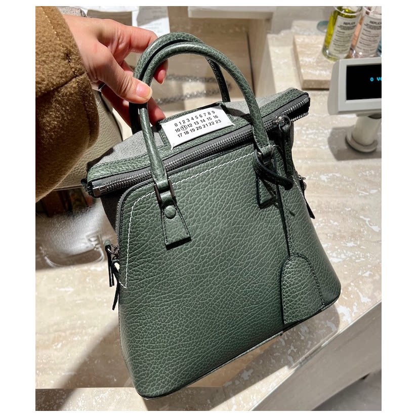 maison margiela 马丁·马吉拉    5ac 绿色贝壳手提包 25x22x1