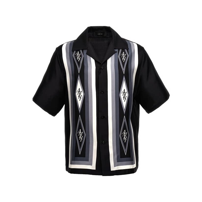 amiri  diamond 保龄球衬衫男