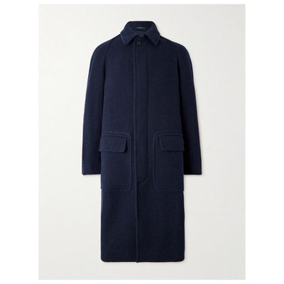 Drake's  羊毛大衣男中性款防风夹克舒适轻薄飞行员夹克户外