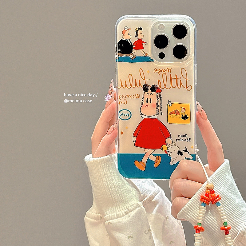 卡通动漫露露托比适用苹果手机壳