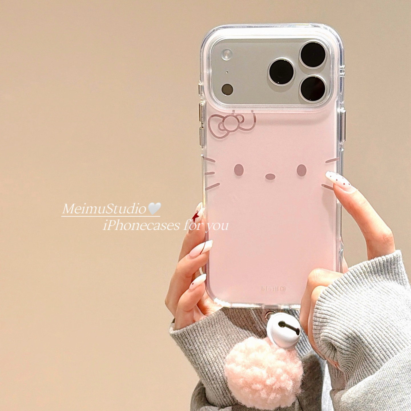 美牧ins少女心粉色猫咪表情适用iphone17promax手机壳苹果16pro新款15简约17可爱14pm卡通13日韩风16全包双层,3C数码配件,手机保护套/壳,淘宝优惠券,粉丝福利购,淘宝优惠卷