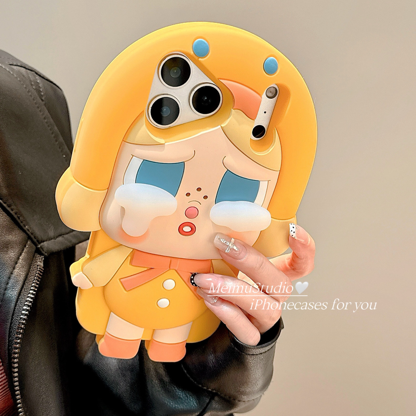 美牧趣味搞怪卡通立体哭娃适用iphone17promax手机壳苹果16pro新款15可爱17女14创意12pm个性13pro全包硅胶软,3C数码配件,手机保护套/壳,淘宝优惠券,粉丝福利购,淘宝优惠卷