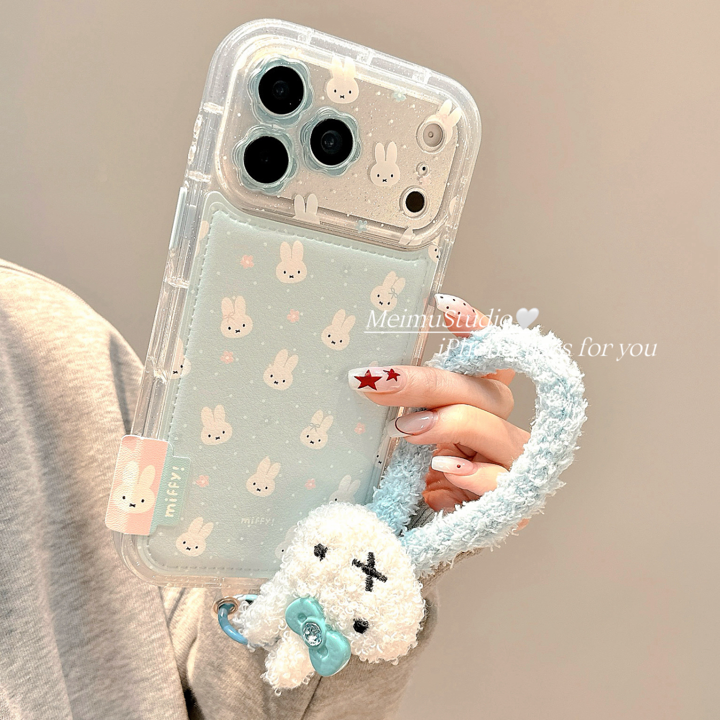 卡通可爱米菲兔适用苹果手机壳