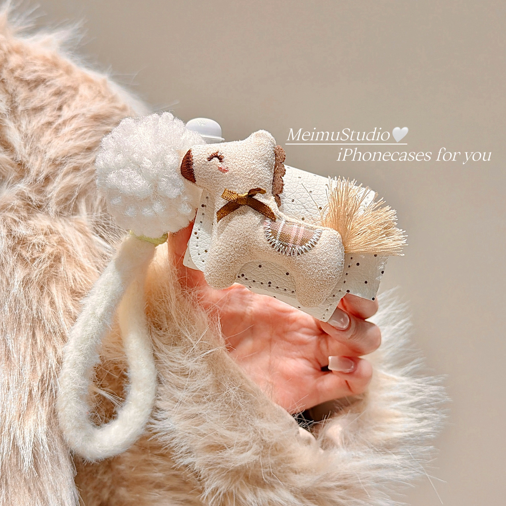 美牧日韩波点立体卡通小马适用苹果airpodspro3皮质翻盖保护套蓝牙无线airpods4耳机壳通用1/2代AirPods3全包,3C数码配件,耳机保护套,淘宝优惠券,粉丝福利购,淘宝优惠卷