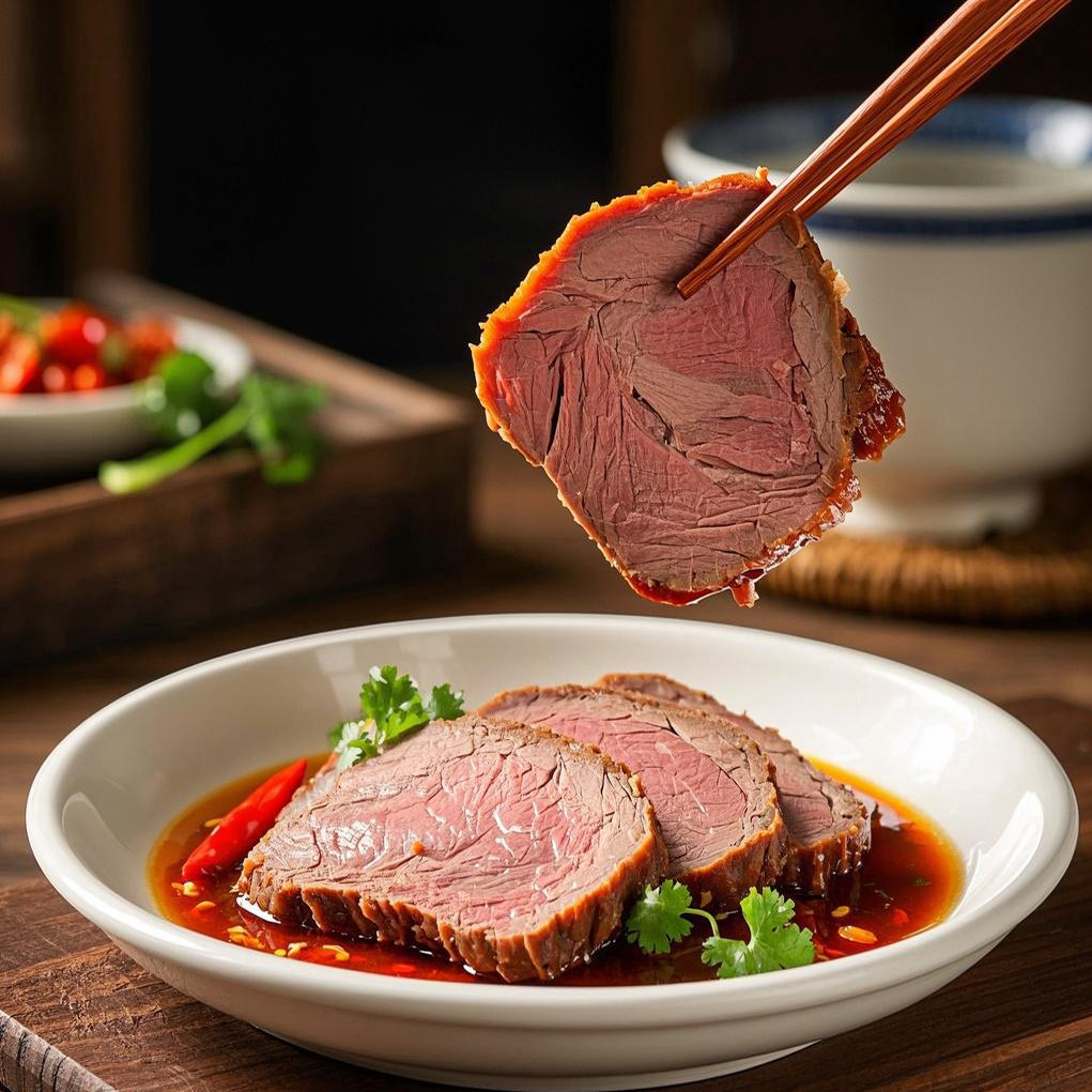 清丰李记美味熟食酱香牛腱肉真空包装255克零食小吃人气商品