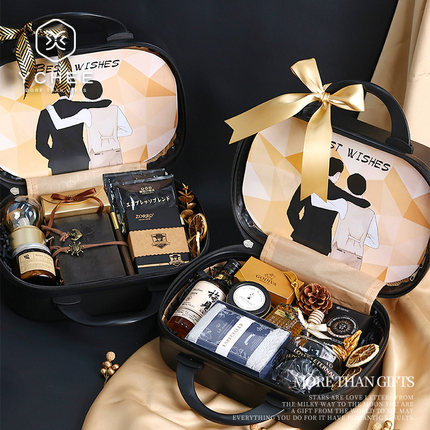 结婚伴手礼男伴郎小众轻奢风礼盒送男士婚礼回礼商务实用生日礼物