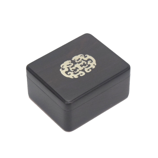 紫光檀整木小盖盒实木印泥盒玉器包装盒首饰盒戒指盒茶膏盒文玩盒