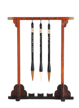 仿古文房四宝木质工艺品包邮