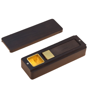 紫光檀铜木印章盒整木铜印章银行印章法人印章定制刻字私章篆刻