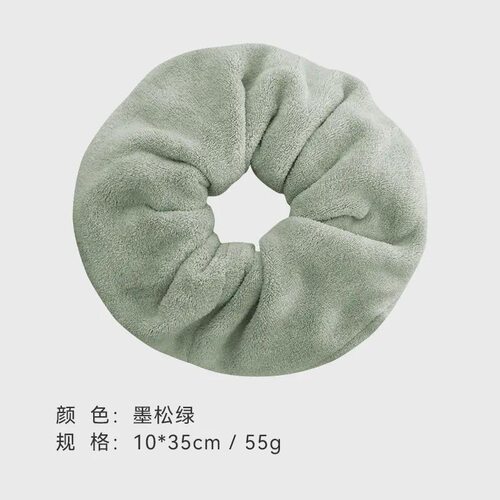 超大号干发毛巾发圈大肠圈女强吸水毛绒发绳不伤发洗脸两用干发圈